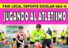 La Concejalía de Deportes organiza mañana sábado 31 de enero la fase local de Jugando al Atletismo de Deporte Escolar, en el Pabellón de Deportes ‘Manolo Ibáñez‘