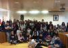 El alcalde recibe a los 53 participantes en el intercambio cultural y pedagógico de alumnos del IES "Prado Mayor" y el Collge Jolimont de Toulouse (Francia)