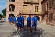 EL CONCEJAL DE DEPORTES ACOMPAÑA AL CUERPO TÉCNICO Y JUGADORES DEL C.D. LEGANÉS DE 2 B EN LA OFRENDA FLORAL QUE REALIZAN A LA PATRONA DE LA LOCALIDAD SANTA EULALIA - Foto 6