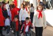 LOS ALUMNOS DE LOS COLEGIOS "REINA SOFÍA" Y "SANTA EULALIA" CELEBRAN SENDAS ROMERÍAS EN HONOR A LA PATRONA, DONDE NO HA FALTADO EL COLORIDO CON LOS CÁNTICOS POPULARES Y PRODUCTOS TÍPICOS DE TOTANA - Foto 59