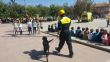 Alumnos del CEIP "Tierno Galván" de Totana participan en un simulacro de evacuación del edificio en caso de incendio - Foto 6