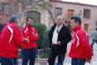 EL CONCEJAL DE DEPORTES ACOMPAÑA A MÁS DE 220 NIÑOS Y AL CUERPO TÉCNICO Y DIRECTIVO DE LA ESCUELA MUNICIPAL DE FÚTBOL EN LA TRADICIONAL OFRENDA FLORAL A LA PATRONA DE LA LOCALIDAD SANTA EULALIA - Foto 2