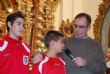 EL CONCEJAL DE DEPORTES ACOMPAÑA A MÁS DE 220 NIÑOS Y AL CUERPO TÉCNICO Y DIRECTIVO DE LA ESCUELA MUNICIPAL DE FÚTBOL EN LA TRADICIONAL OFRENDA FLORAL A LA PATRONA DE LA LOCALIDAD SANTA EULALIA - Foto 33